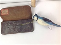 Bluebird, leather money wallet