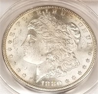 1880-S Silver Dollar ANACS 62