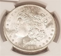 1881-S Silver Dollar NGC 64