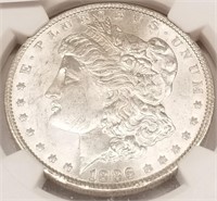 1886 Silver Dollar NGC 61