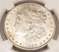 1898-O Silver Dollar NGC 63