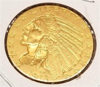 1913 $5 Gold XF