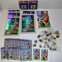 USPS Misc - Pins, Signs, Looney Tune Decals