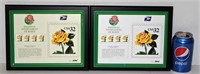 2 USPS 1998 Rose Bowl Commemorative Plaques
