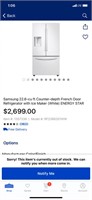 Samsung French doors refrigerator