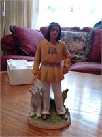 Homco Native American figurine