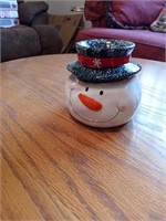 Snowman candle warmer
