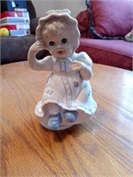 Ceramic girl figurine