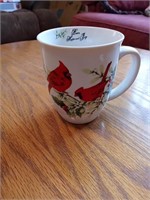 Cardinal coffee cup