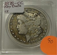 1878-CC MORGAN SILVER DOLLAR