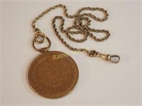'Great War 1914-1919' Victory Medal on Fob Chain