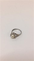 Sterling Silver & Pearl Ring