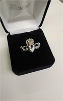 sterling lrg. claddagh ring