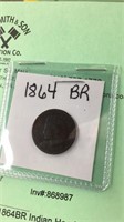 1864BR Indian Head Cent