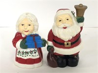 Santa and Mrs. Claus salt and pepper shakers