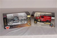 2 Canadian Tire Delivery Truck Coin Banks 1/25