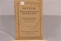 Oliver Sales and Parts Catalog