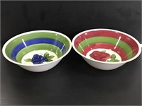 Bolero Ironstone fruit bowls