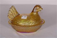 Hen on Nest Covered Dish