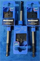 3 NEW Mastercraft Spade Bits 1 1/2"