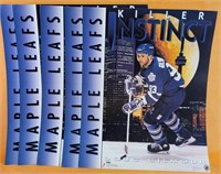 Five picture prints of Doug Gilmore - Maple Leafs