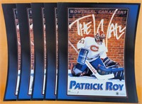 Five picture prints of Patrick Roy - Montreal