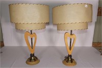 2 Matching side table lamps