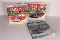 Cars of 1965 & Cars of 1957 hardcover books