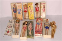 6 Older Barbie Dolls in original boxes
