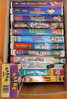 Assorted animated movie vhs