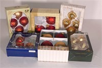 6 boxes of assorted Christmas ornaments