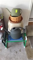 Stools and Watering Cans
