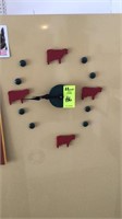 Cow Magnet Clock
