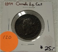 1899 CANADA LARGE CENT