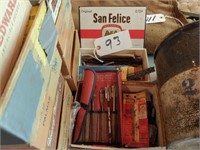 Cigar boxes with drill bits