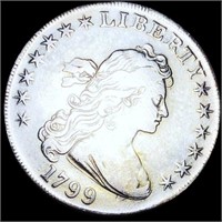 1799 Draped Bust Dollar NEARLY UNCIRCULATED