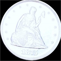 1875 Seated Twenty Cent Piece UNCIRCULATED