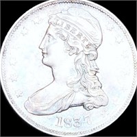 1837 Capped Bust Half Dollar ABOUT UNCIRCULATED