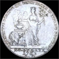 1763 Austrian Silver Thaler CLOSELY UNCIRCULATED