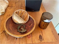 Wooden Tray/Box W/lid