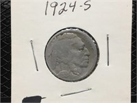 1924S Buffalo Nickel
