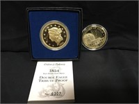 1854 Double Eagle Commemorative $20 Coin