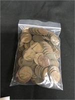 Approximately 100 Wheat Pennies