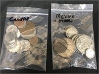North American Foreign Coin Lot