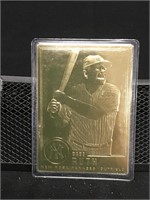 1996 Gold Foil Babe Ruth Card