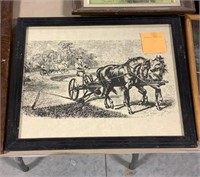 Print "Farm Team & Vintage Mower" 16x20