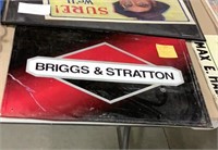 Briggs & Stratton tin sign 18 1/2x27