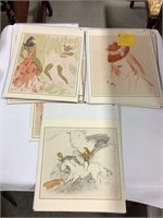 19 prints by Vertes, 1941