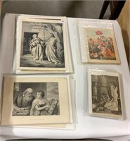 50 19th century religious prints & illustrations