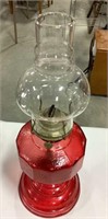 Red base oil lamp